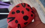 Kei Tof - Respectweek rood met stippen