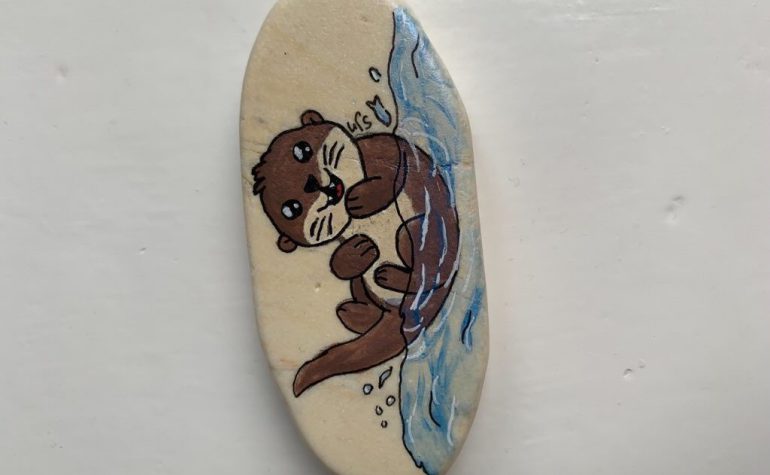Kei Tof - Ottertje in het water