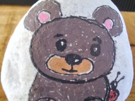 Beer en lieve heersbeestje