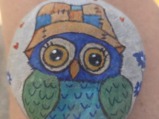 Owl go fishing