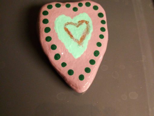 Paars groen hart