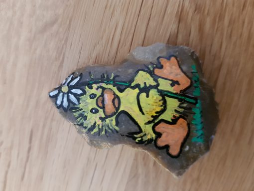 Eendje met bloem