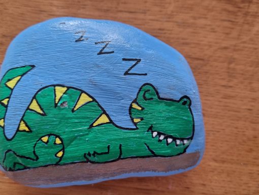 Slapende dino
