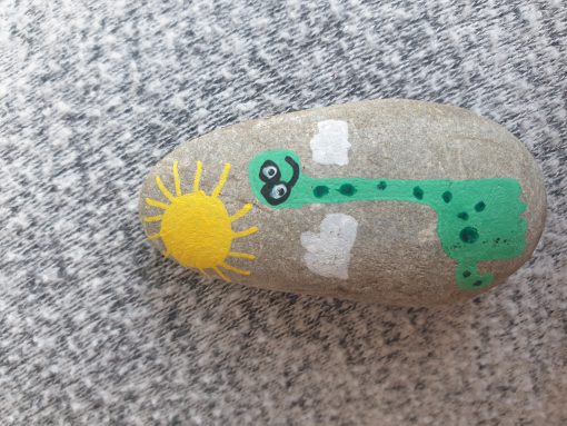 Dino in de wolken