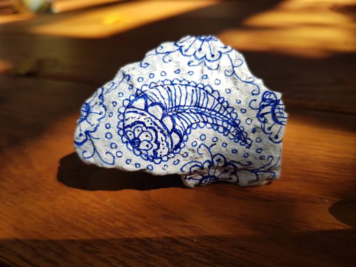 Swirly delftsblauw