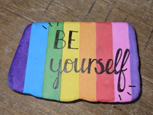 BE YOURSELF rainbow