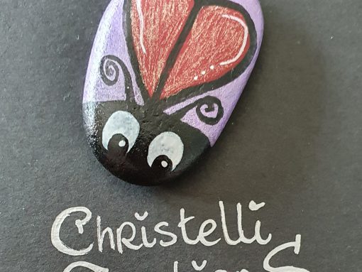 Lieveheersbeestje paars.(1)