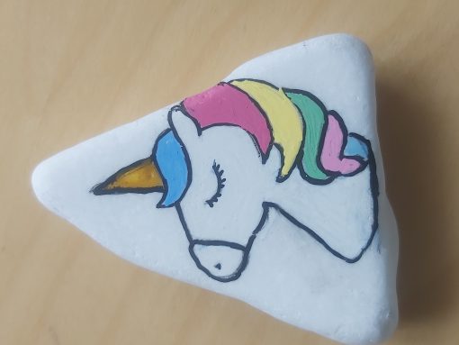 Unicorn hoofd