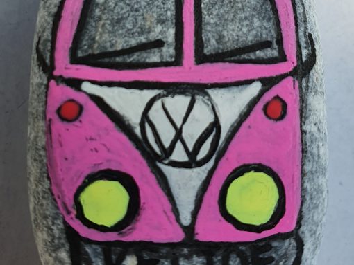 Volkswagen busje roze