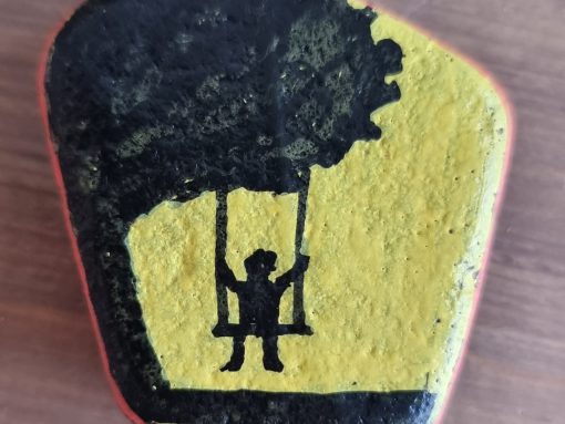 Schommel in de avond