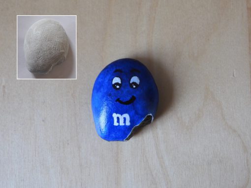 M&M blauw