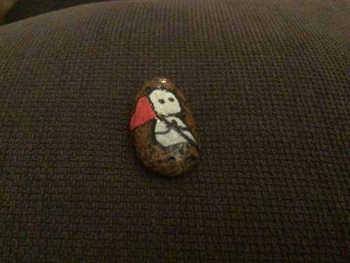 Poppje met hart ballon