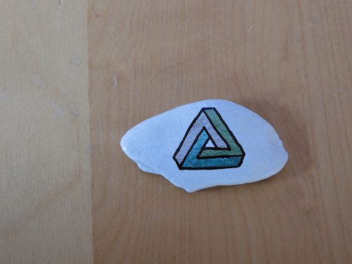 Onmogelijke driehoek - groen