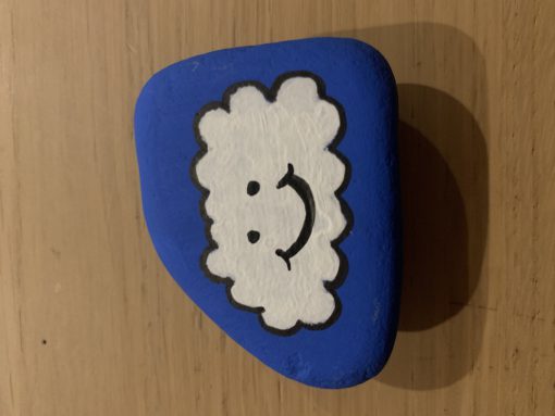 Lachend wolkje