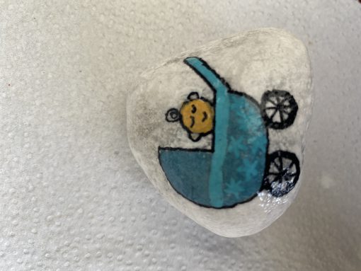 Baby in kinderwagen