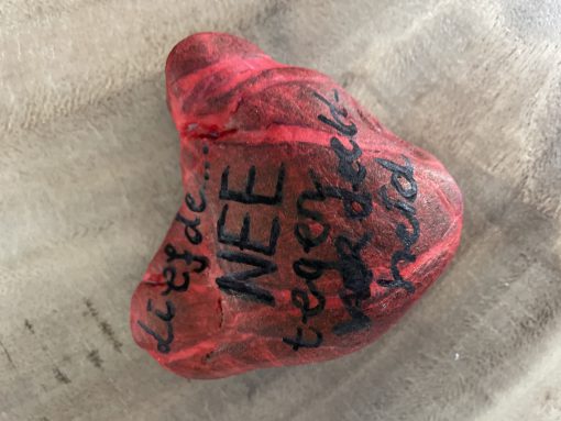 Nee tegen verdeeldheid.