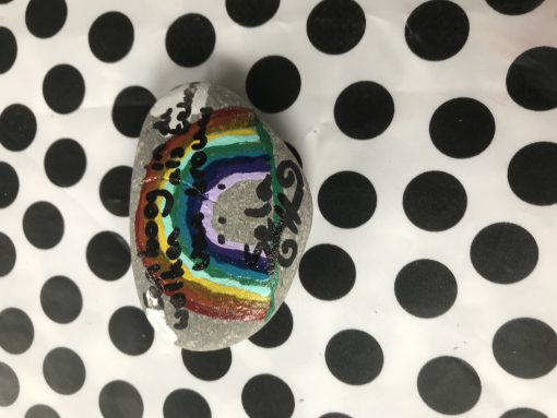 Een boog in de wolken