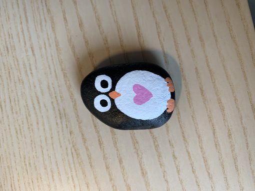Pinguïn pink heart