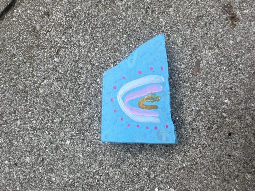 Regenboog blauw