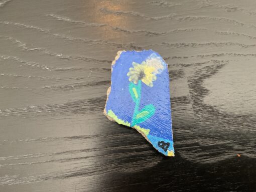 Bloem naast het water