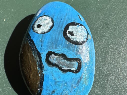 Blauwe pinda