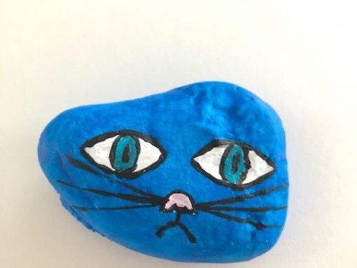 blauwe kat
