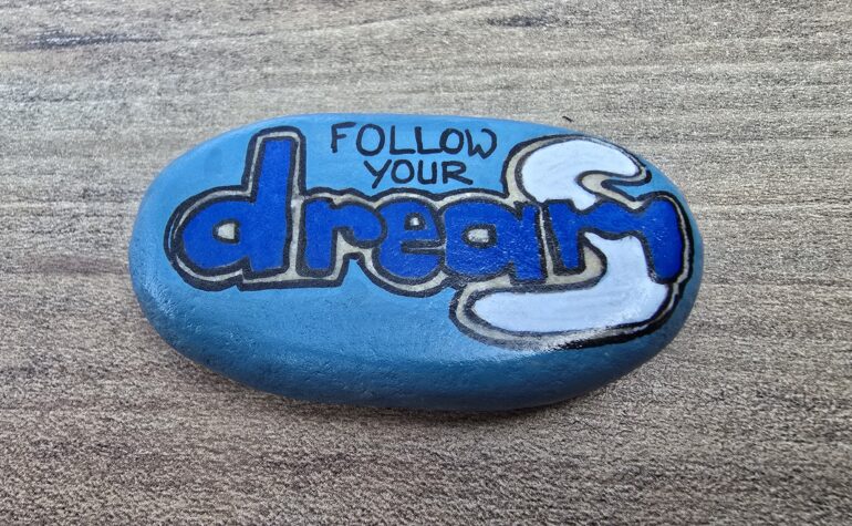 Kei Tof - Follow-up your Dreams blauw