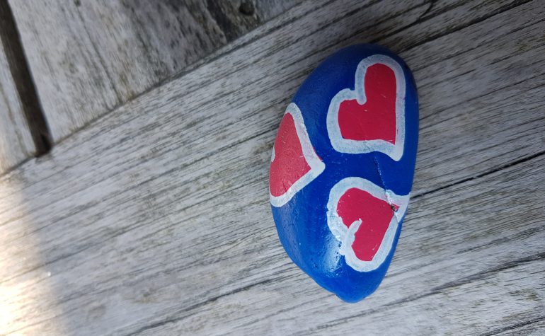 Kei Tof - Paint a Rock, Hide a Rock day 24 -07- 2021