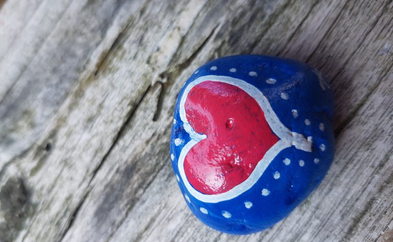 Kei Tof - Paint a Rock, Hide a Rock day 24 -07- 2021