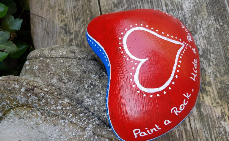 Kei Tof - Paint a Rock, Hide a Rock day 24 -07- 2021