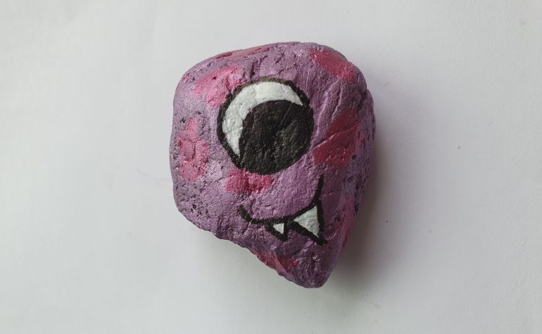 Kei Tof - Monstertje paars gevlekt