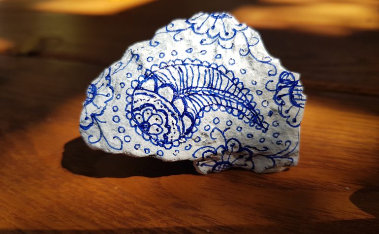 Kei Tof - Swirly delftsblauw