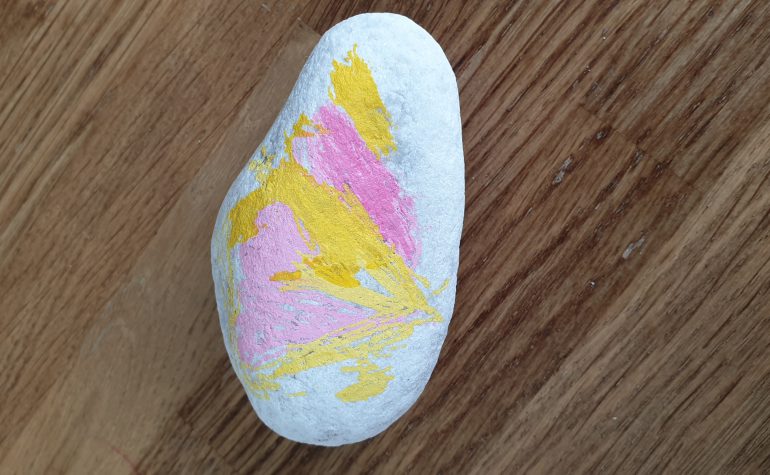 Kei Tof - Hartjes roze en geel