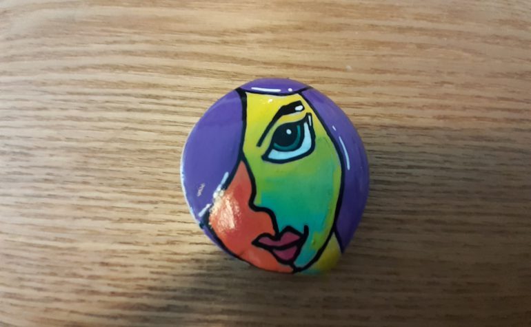 Kei Tof - Portret purple lady