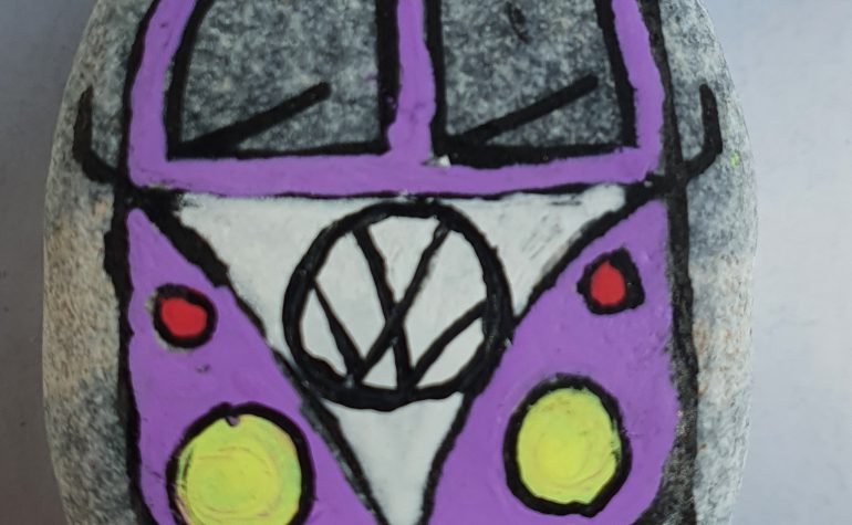 Kei Tof - Volkswagen busje paars