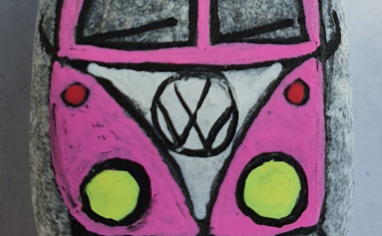 Kei Tof - Volkswagen busje roze