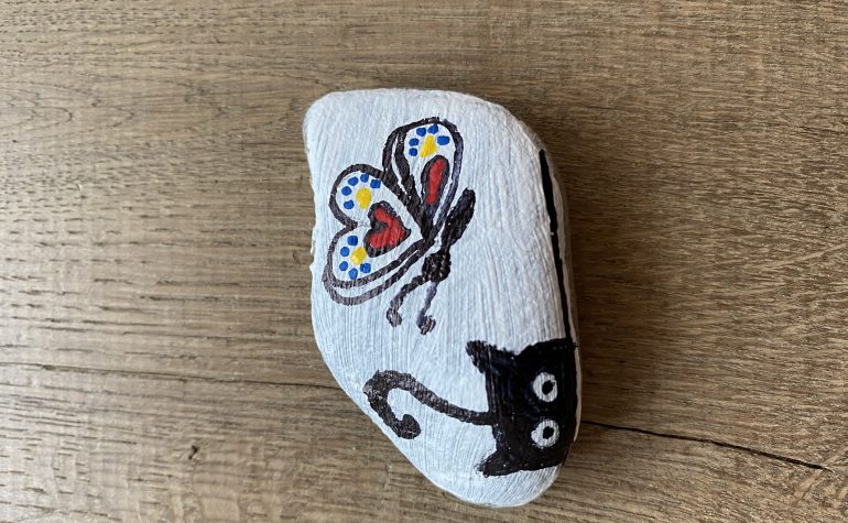 Kei Tof - Vlinder en kat