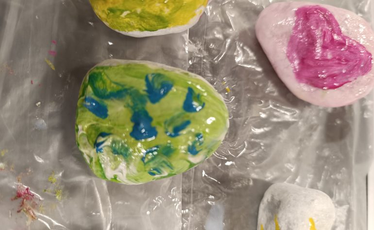 Kei Tof - Groen met blauwe stippen