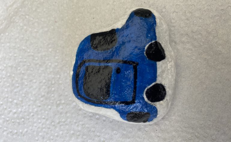 Kei Tof - Blauwe auto